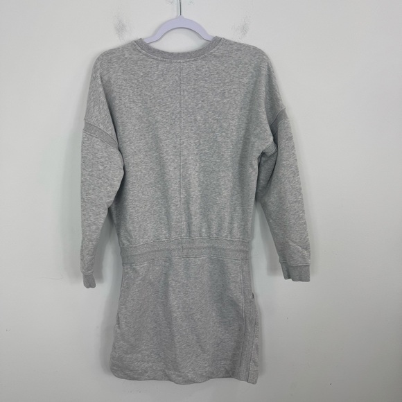 Reiss Jetta Grey Marl Jersey Sweater Dress Size M Minimalist Workwear - Picture 6 of 16